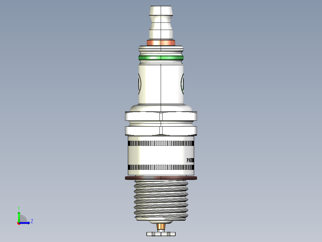 火花塞(6)左视图