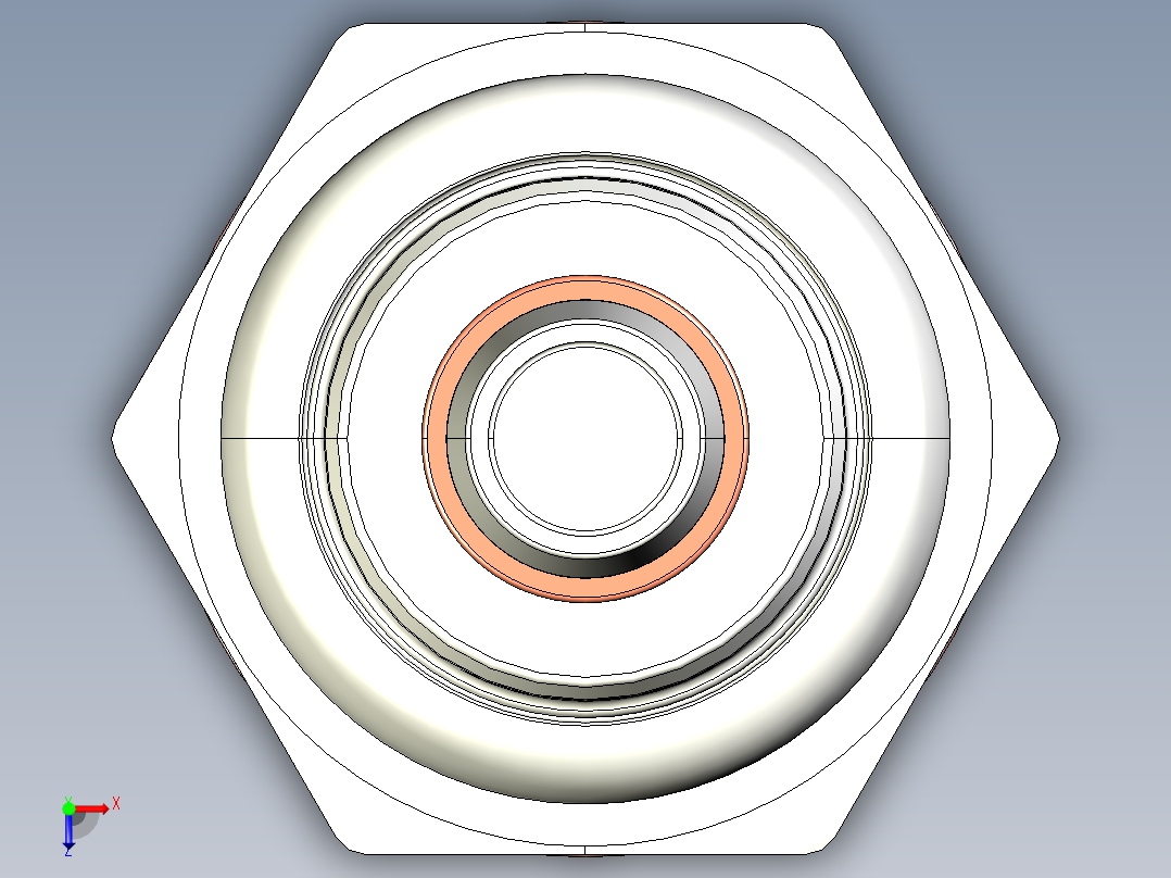 火花塞(6)俯视图