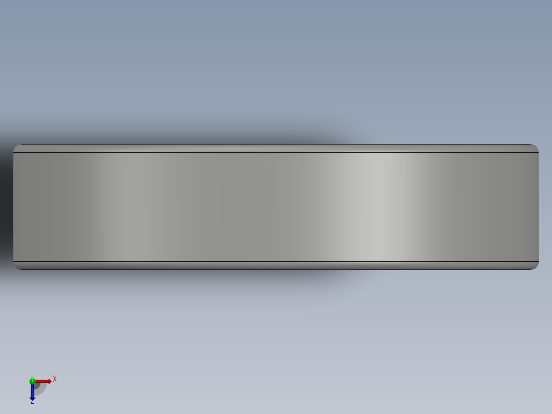 滚珠轴承俯视图