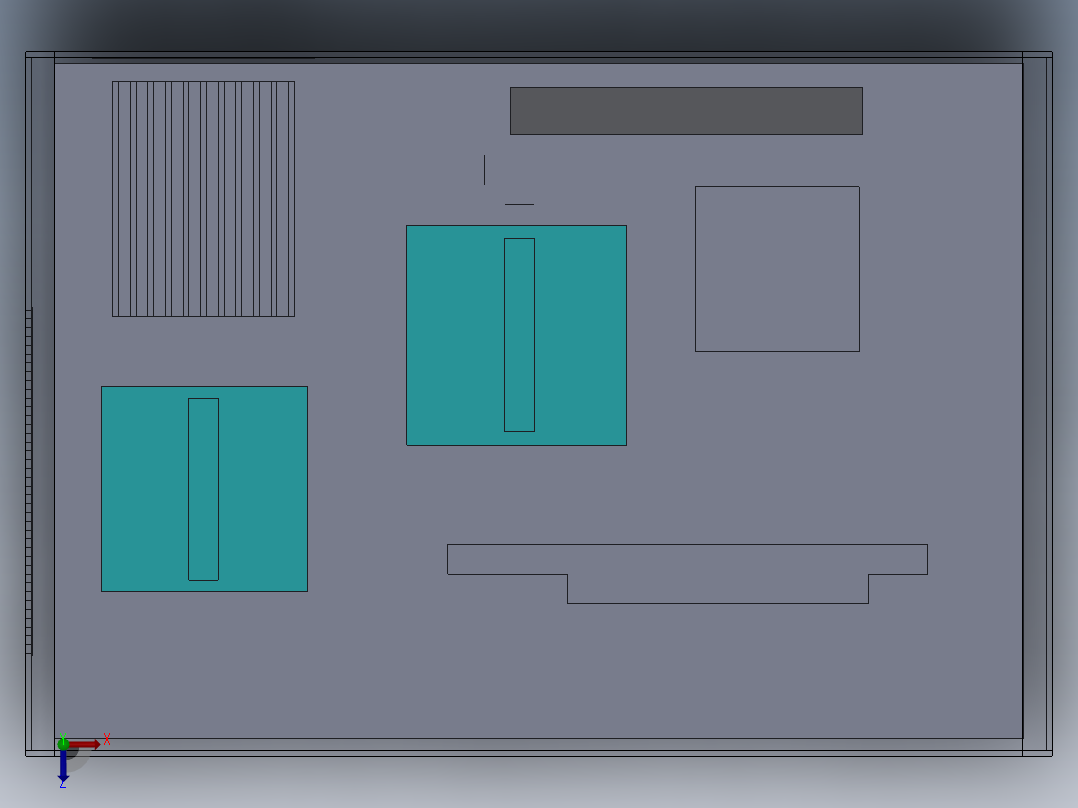 电子整理俯视图