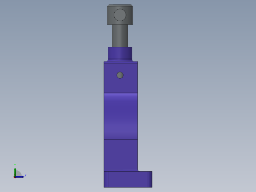 管道加紧装置左视缩略图