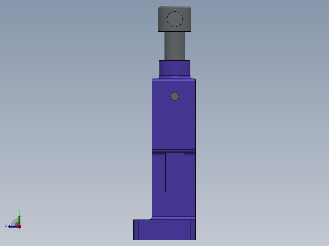 管道加紧装置右视图