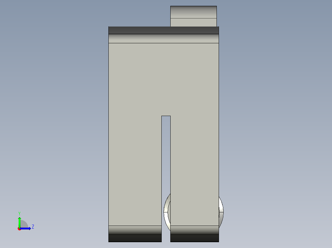 MISUMI小型位置显示器用夹板带座轴承型DPNKB12左视图