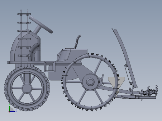 水稻插秧施肥机设计（含三维+二维+说明书）左视缩略图