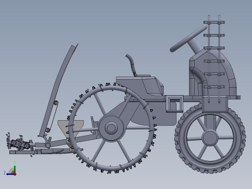 水稻插秧施肥机设计（含三维+二维+说明书）右视缩略图