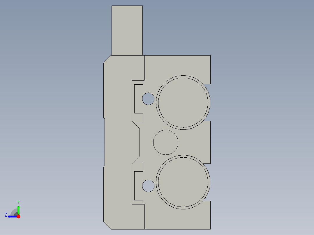 气缸HLQ20X30SB_0_+__右视图