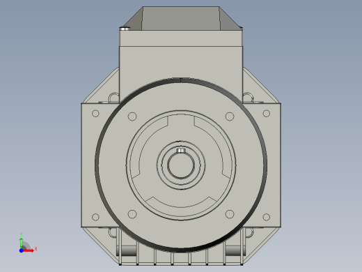 A3双氧水系统IMB14H56-90通用电机YS-802-4-B14step前视缩略图