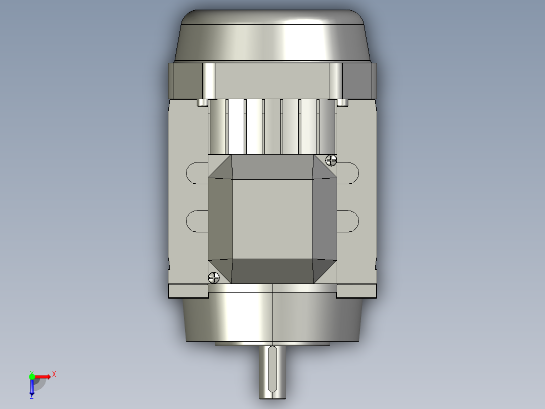 A3双氧水系统IMB14H56-90通用电机YS-802-4-B14step俯视图