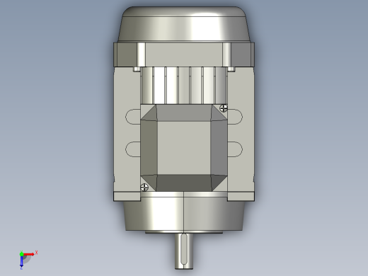 A3双氧水系统IMB14H56-90通用电机YS-802-4-B14step俯视缩略图