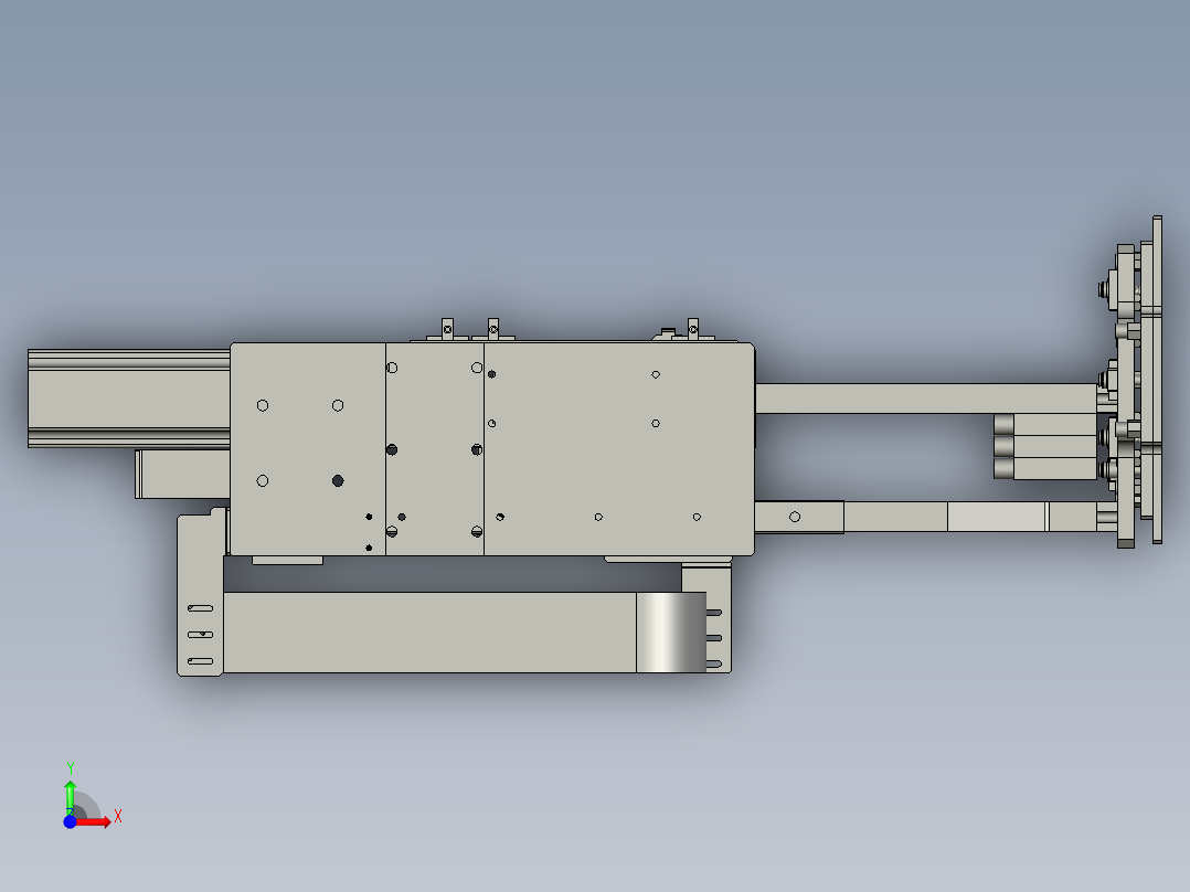 F01AE00021-D30200膜搬运组件前视图
