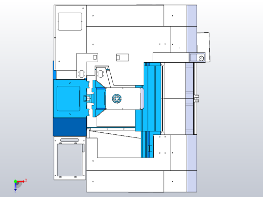 9_大型CNC机床俯视缩略图