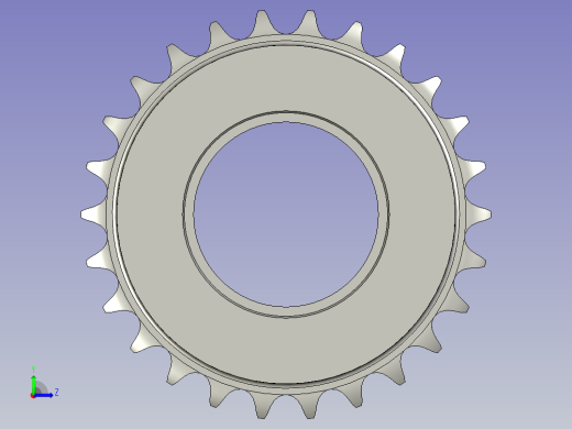 M210-106链轮_惰轮左视缩略图