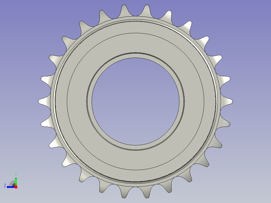 M210-106链轮_惰轮右视图