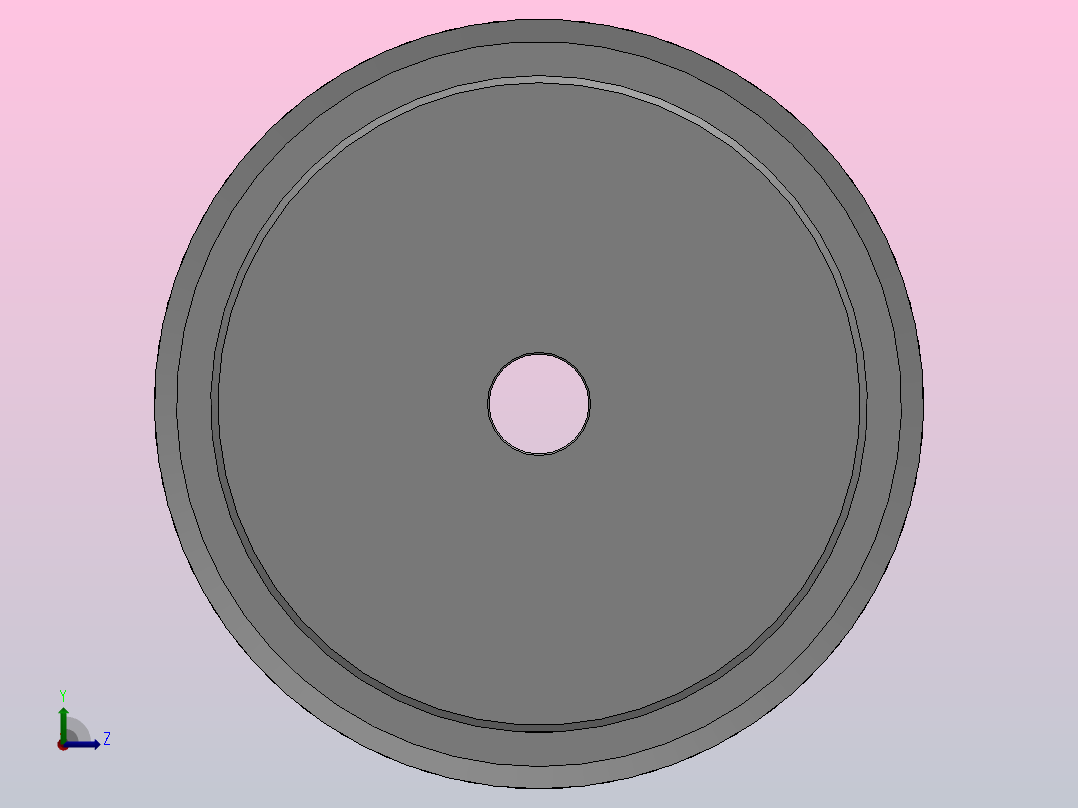 小凸缘型梯形齿同步带轮XL型_SXLDC-72-037-dc16-A左视图