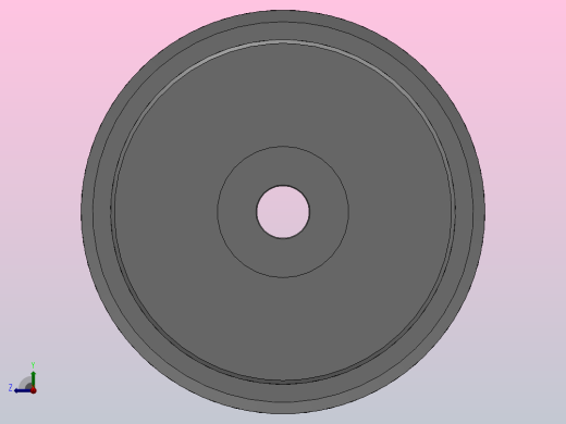 小凸缘型梯形齿同步带轮XL型_SXLDC-72-037-dc16-A右视缩略图