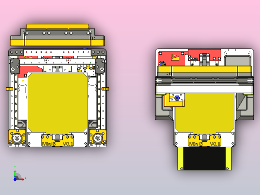 可折叠3D打印机前视缩略图