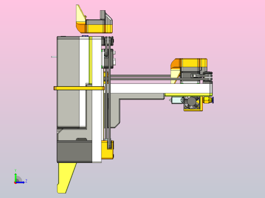 可折叠3D打印机左视缩略图