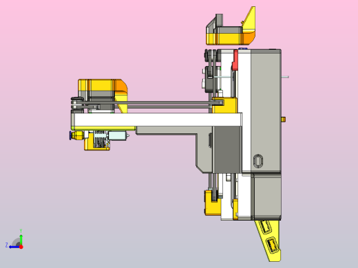 可折叠3D打印机右视缩略图