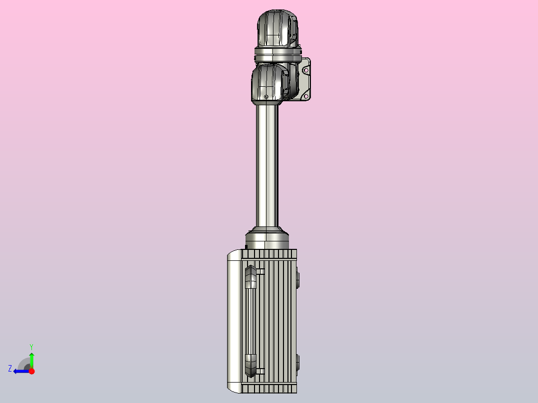 操作箱-A4-墙座-转角-中间连接器-箱体连接器-300-200-250右视图