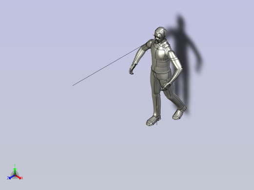 人体模型carraying_wide_box_manikin