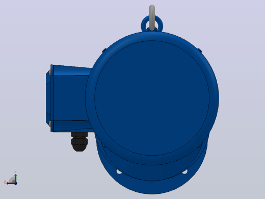 RXF77法兰轴伸式安装斜齿轮减速机RX77-Y4-4P-112M-M1-0°-Φ200后视缩略图