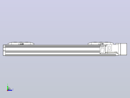 滚珠丝杠线性轴TPA-GCRS-50-1205C-L100-MR-M10-N3左视缩略图