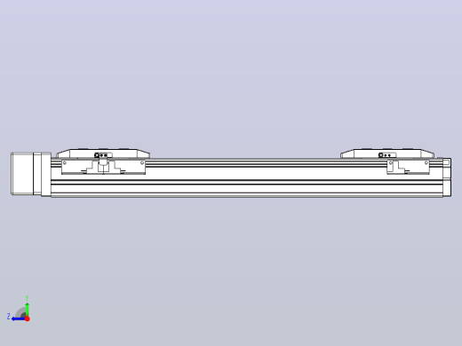 滚珠丝杠线性轴TPA-GCRS-50-1205C-L100-MR-M10-N3右视缩略图
