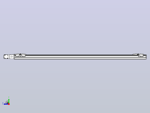 皮带直线轴双滑块型TPA-GCBS-50-P42-L550-QL-M10-N3右视缩略图