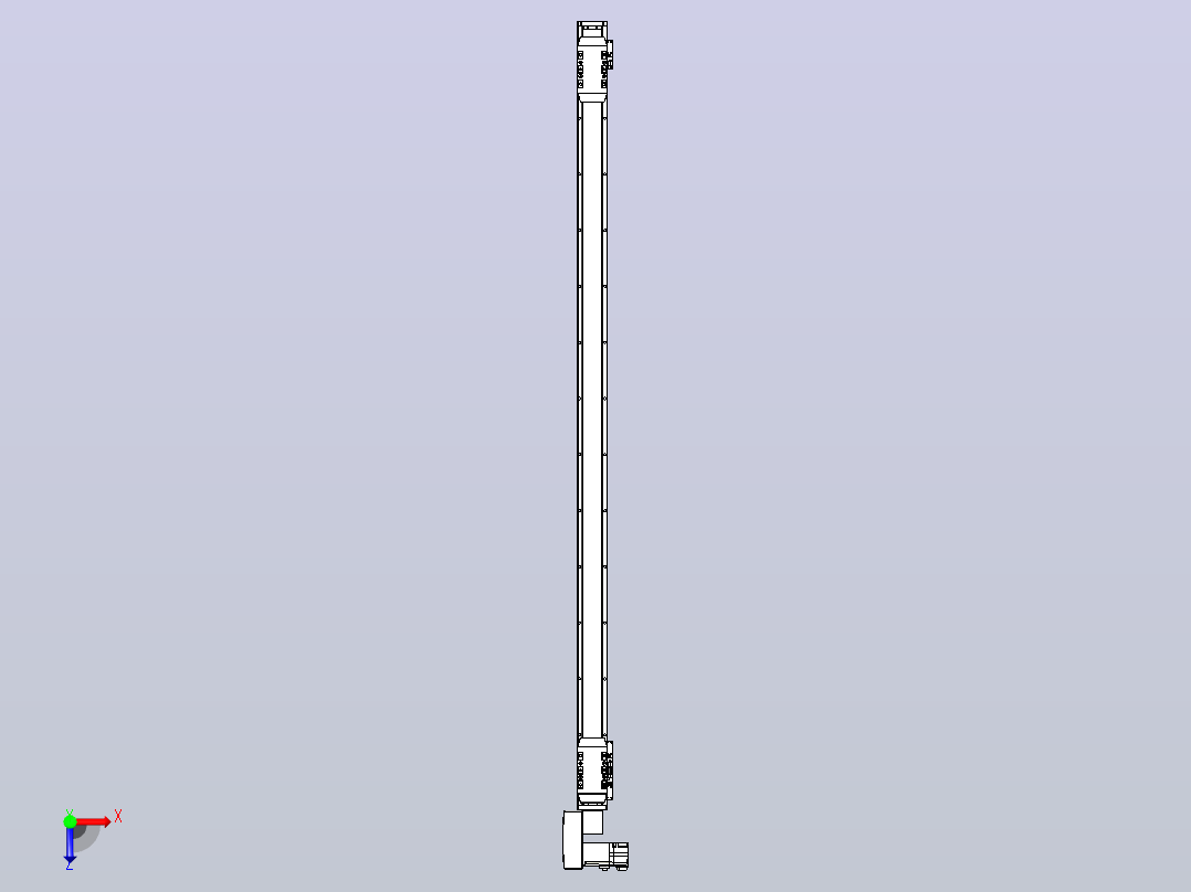 皮带直线轴双滑块型TPA-GCBS-50-P42-L550-QL-M10-N3俯视图