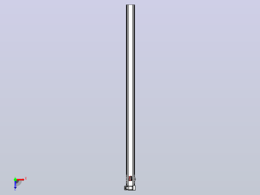 皮带直线轴半封闭可选导轨TPA-HNB-120D-110-L2350-RU-C-P40-N3俯视缩略图