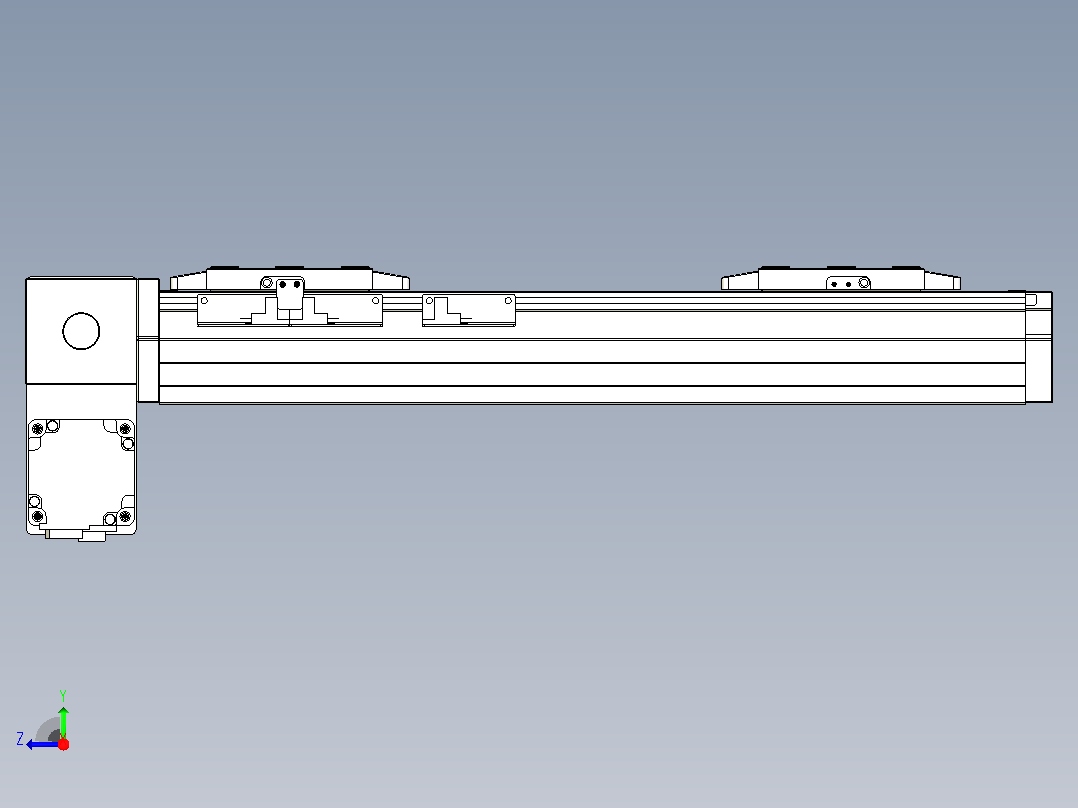 皮带直线轴双滑块型TPA-GCBS-80-P60-L75-LP-M20-N3右视图