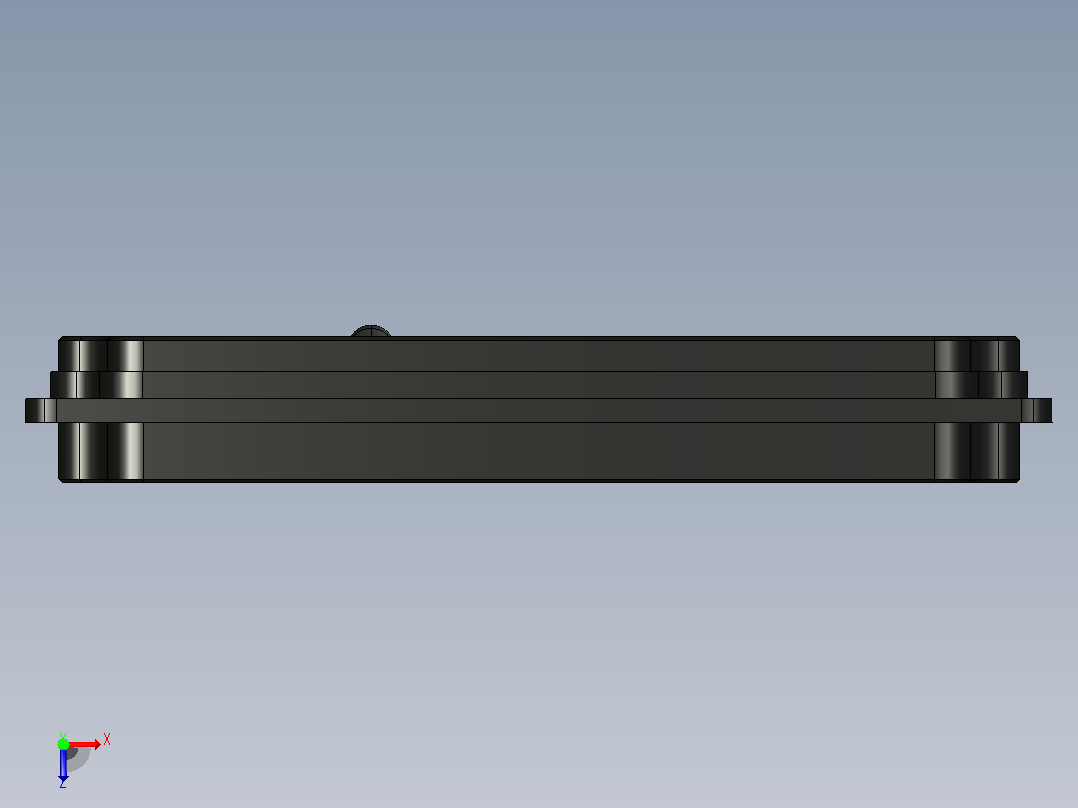 迈凯轮PCU-8D显示模块(F1单元)俯视图