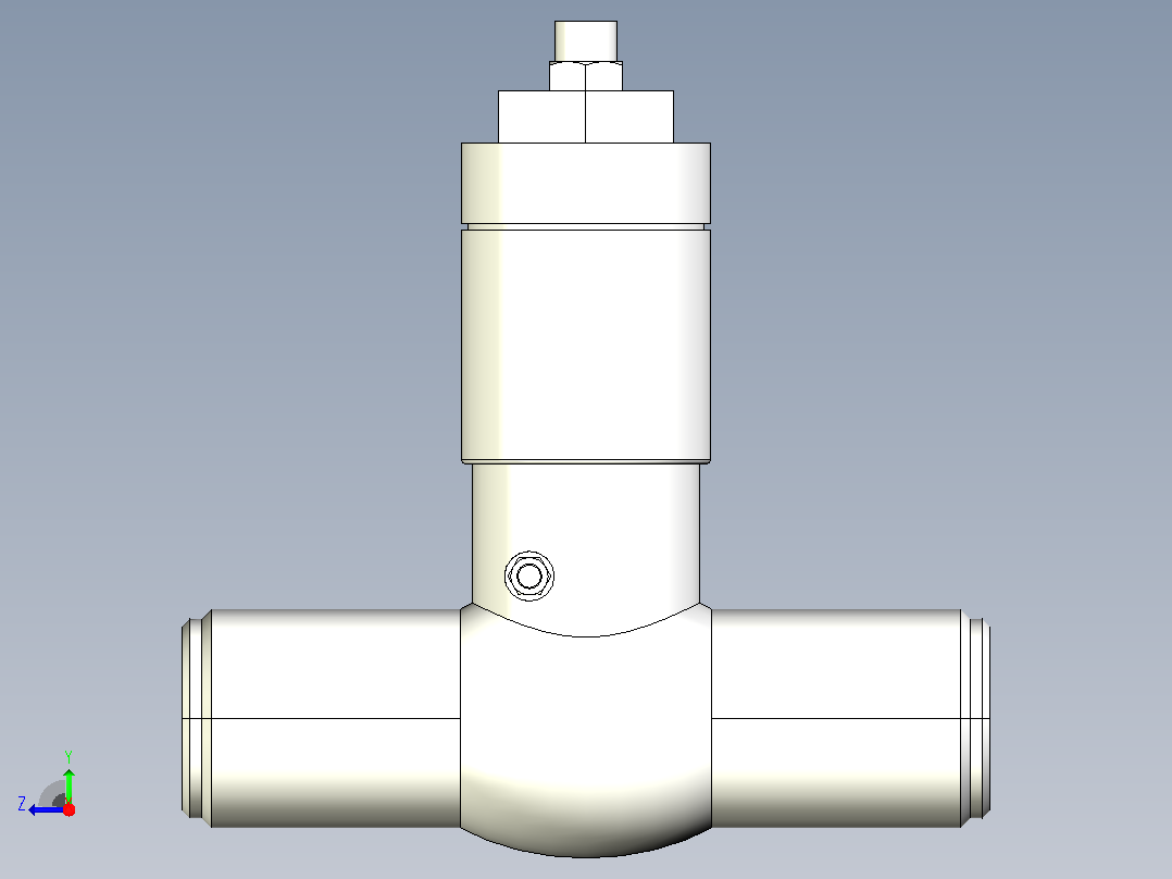 H64Y-1500Lb 电站止回阀[4]右视图