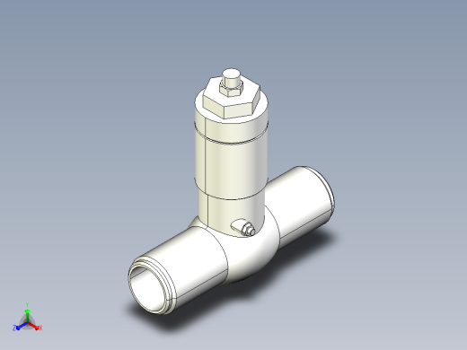H64Y-1500Lb 电站止回阀[4]正等轴测缩略图