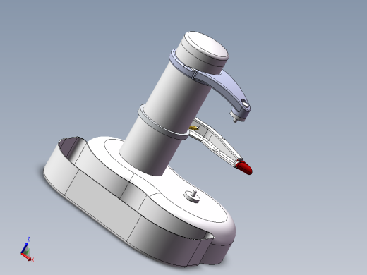 水果削皮机三维带CAD