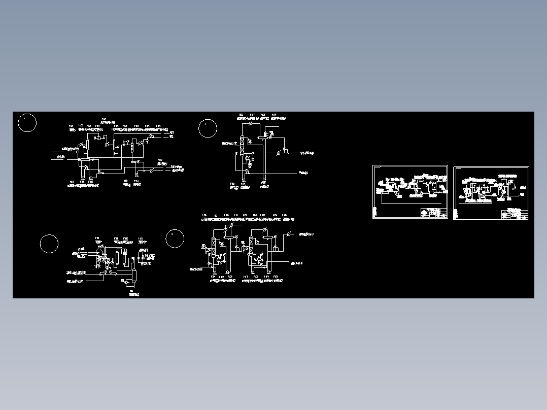 年产10万吨苯乙烯工艺设计CAD图纸