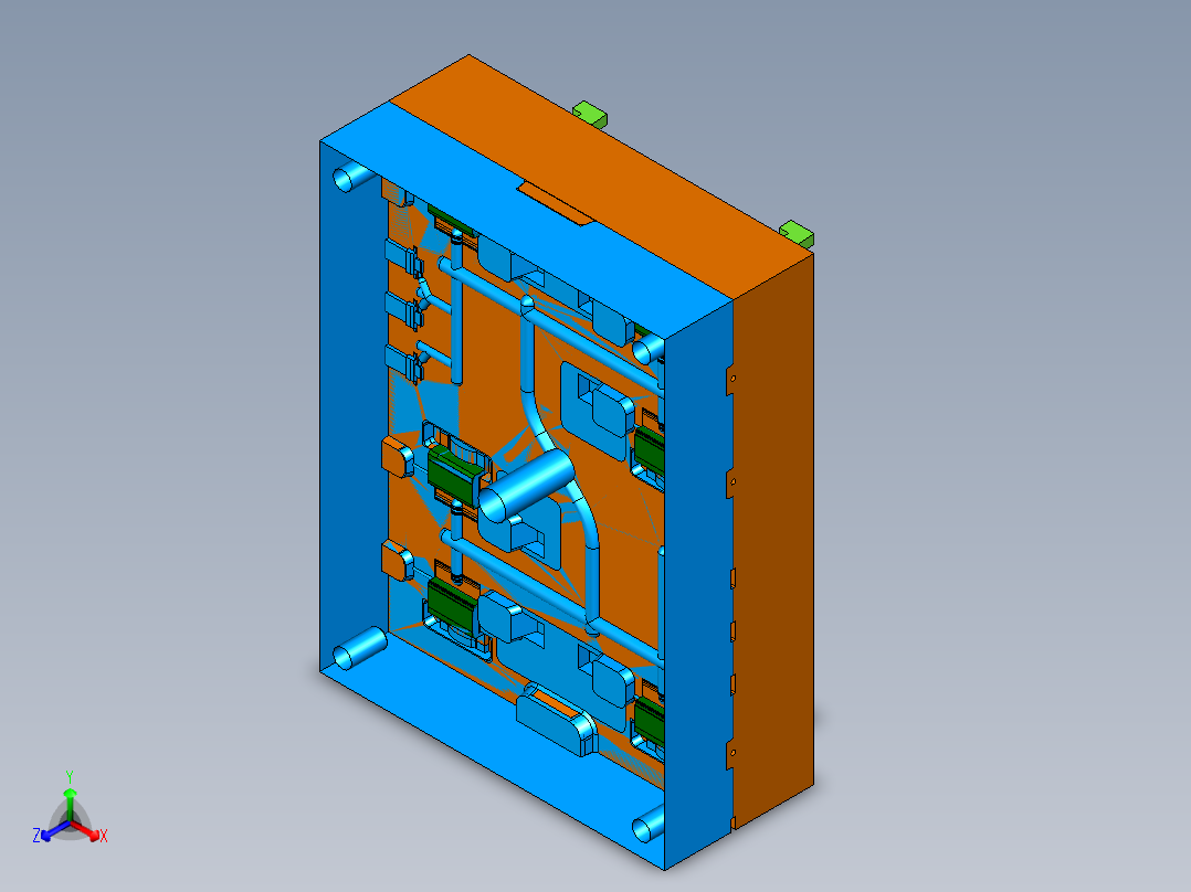 iphone手机保护套正等轴测图