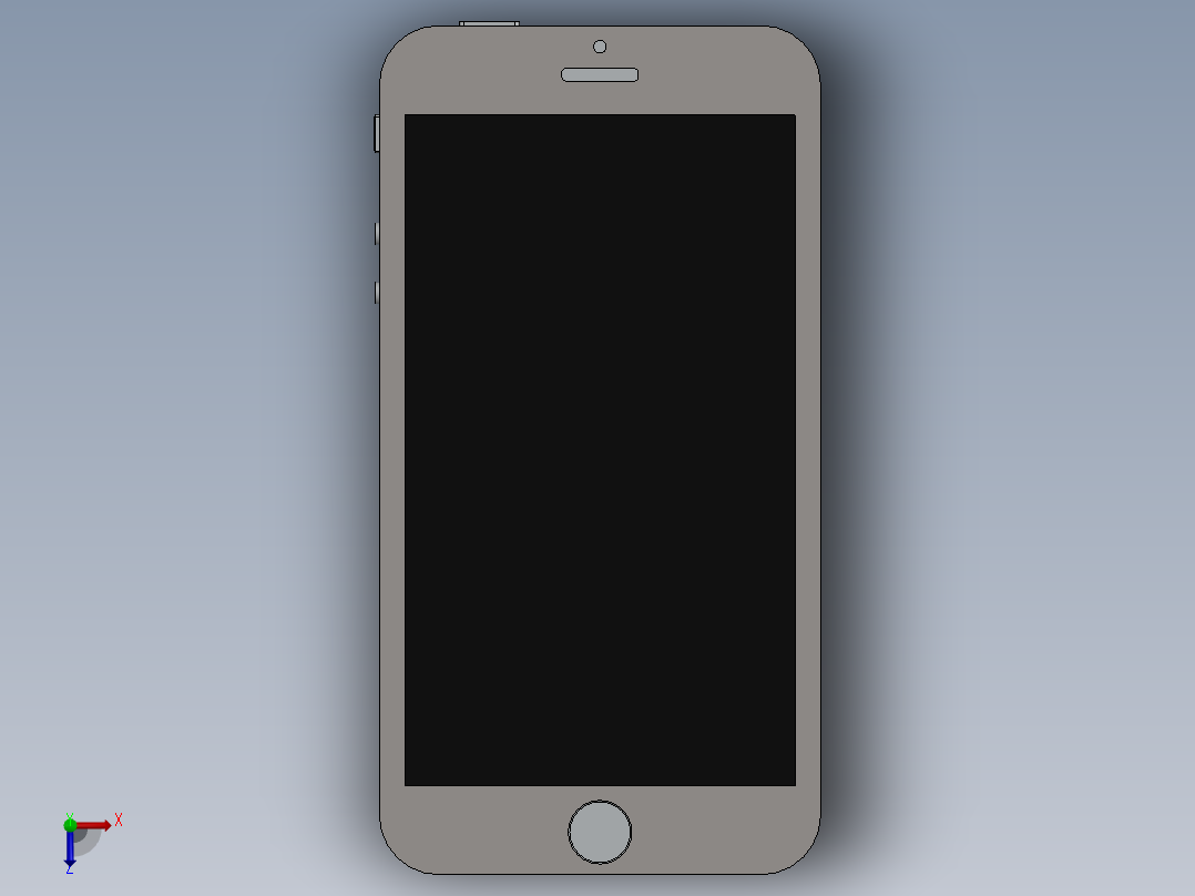 IPhone 5S设计图俯视图