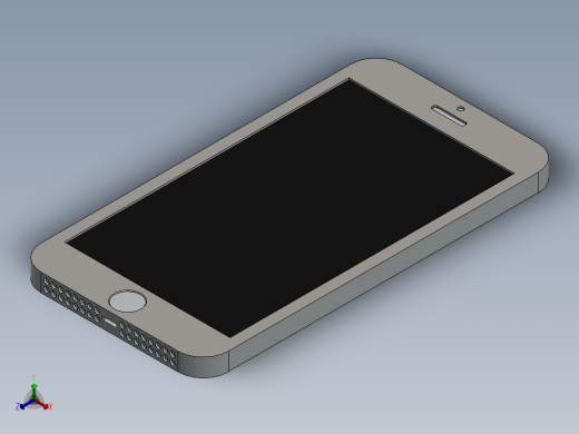 IPhone 5S设计图正等轴测缩略图