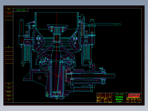 S75(标准、短头) 型弹簧式圆锥破碎机