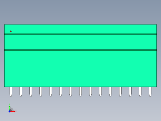 DEGSON 15EDG 系列 3.5mm 插拔式接线端子 FullPack-15EDGVH-3.5-30P-14-00AH前视缩略图