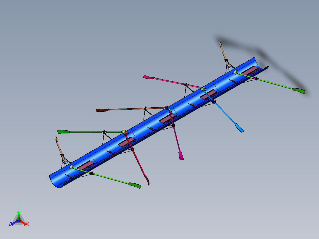 训练利器划船机