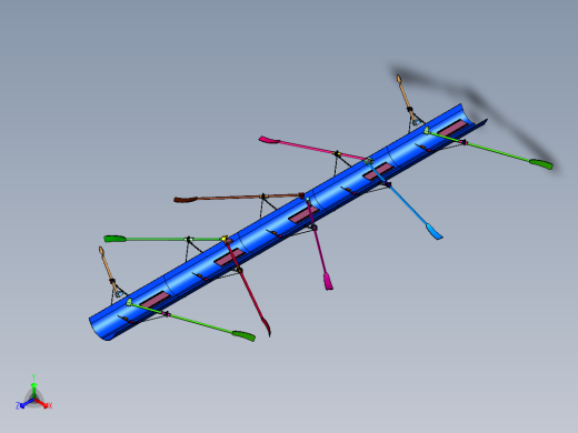 训练利器划船机