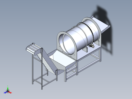 nline分批搅拌机3D数模图纸 STEP格式