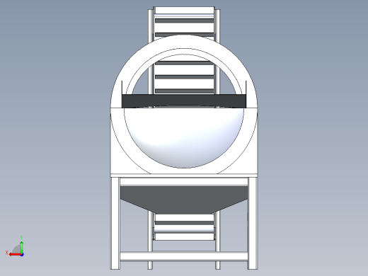 nline分批搅拌机3D数模图纸 STEP格式后视缩略图