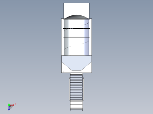 nline分批搅拌机3D数模图纸 STEP格式俯视缩略图