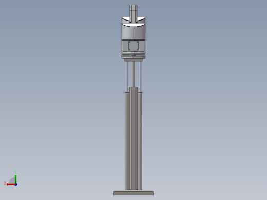 三自由度工业机器人的结构设计图纸+solidworks三维模型+说明书1后视缩略图