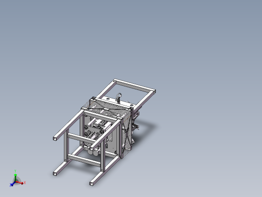 零件外圆及端面抛光打磨流水线设备3D模型