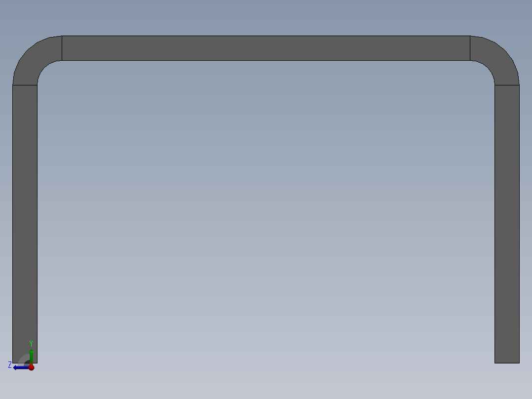 倾斜机械平台右视图