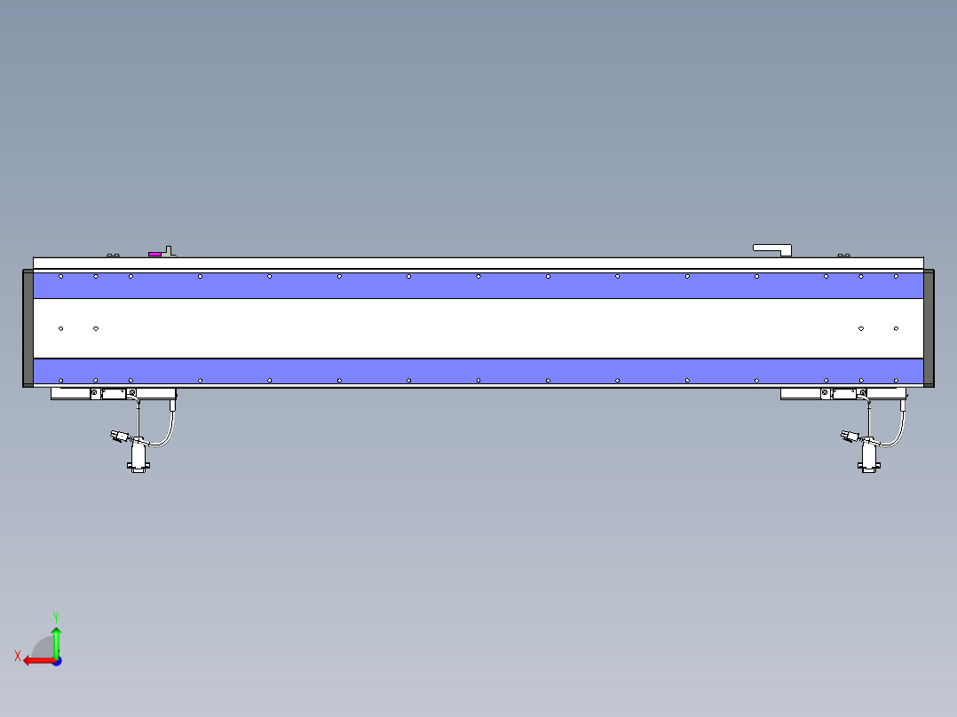 威洛博VL系列3d模型模组2VL17E2Y-S850后视图